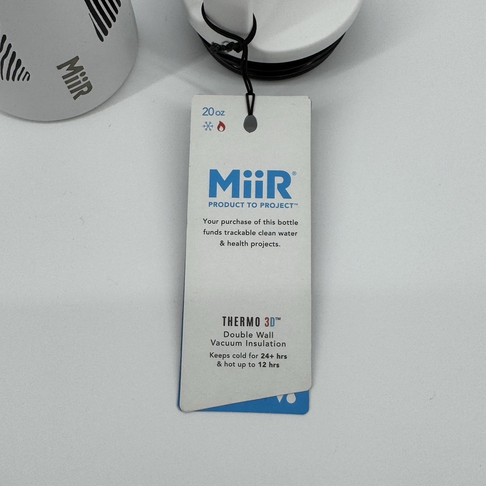 Starbucks MIIR Africa Zebra Stainless Steel Tumbler Water Bottle 20 OZ Thermos - Picture 6 of 8
